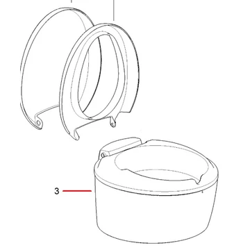 SC220 BOWL ASSEMBLING WHITE