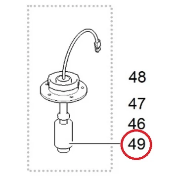 SC250/260 LEVEL INDICATOR PUMP OUT