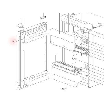 SR DOOR BIN 525 FLAT SHALLOW