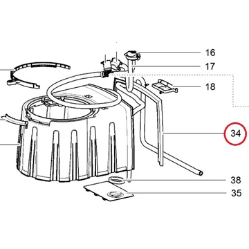 SC250/260 SEAL. BASE WALL