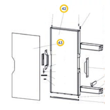SR CABINET DOOR T2090