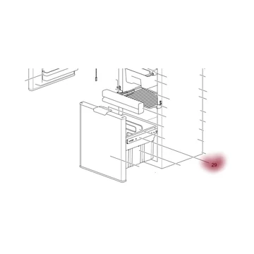 SR DRAWER GUIDE N3141/N4141