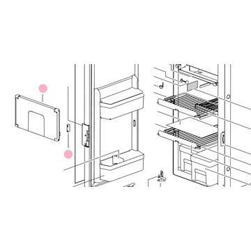 SR FREEZER DOOR FRAME. KIT RIGHT