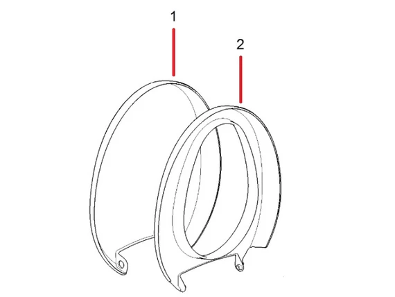 SC220 SEAT & COVER WHITE