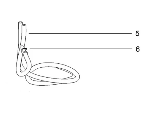 SC220 FLUSH TUBE WHITE
