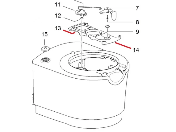 SC220 BOWL RETAINER BRACKET