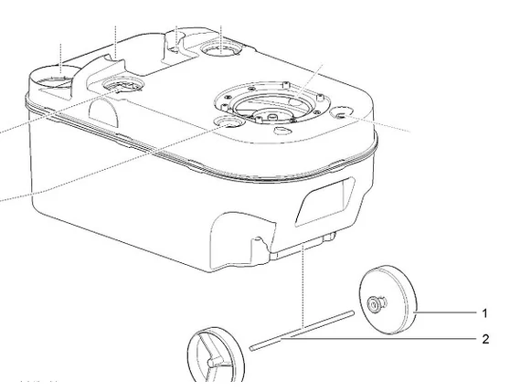 SC220 WHEEL & AXLE