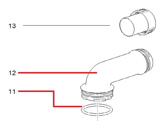 SC220 POUR OUT SPOUT