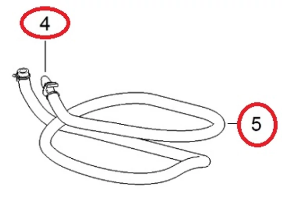 SC224CW FLUSH TUBE WHITE