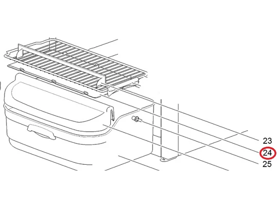 SR SHELF TRAY INSERT 403 * 192