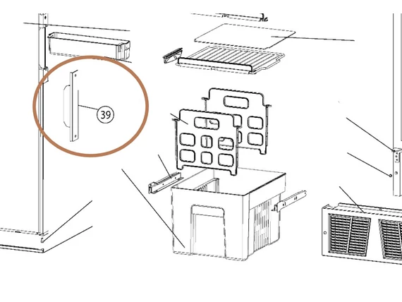 SR DOOR COVER T2138/2160/2175