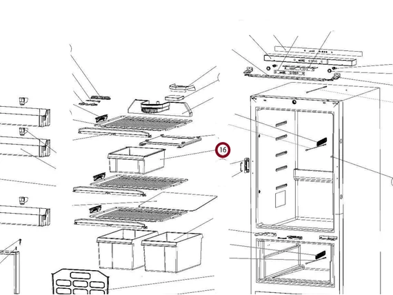 SR COVER SLIDE OUT BOX T2160/2175