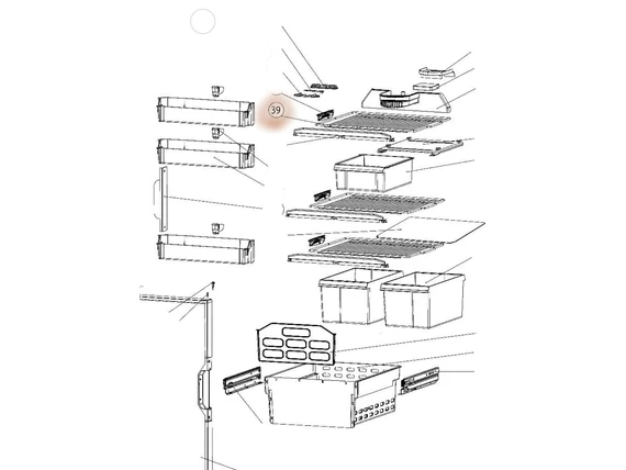 SR SHELF T2160