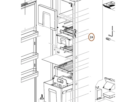 SR SLIDE OUT BOX T1152