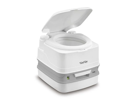 Thetford Porta Potti 335 – Kompakt Hordozható WC Hold Down Kit Lefogó Szettel